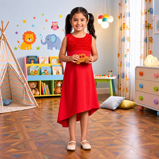 Girls High Low Party Dress – Stylish Kids Wear