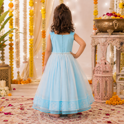 Lucknowi Embroidered Dress